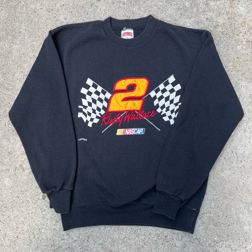 Vintage Rusty Wallace Nascar Crew neck
